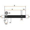 Wheel Studs M12X1.25 Mm Length 90 Mm With Ch5 Head