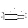 Hellermanntyton 104-1-G Straight No Lip