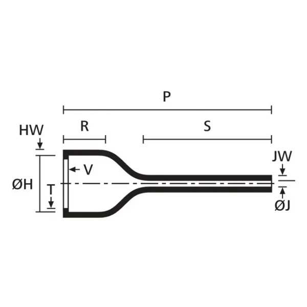 Hellermanntyton 178-1-G Heat Shrink Boot