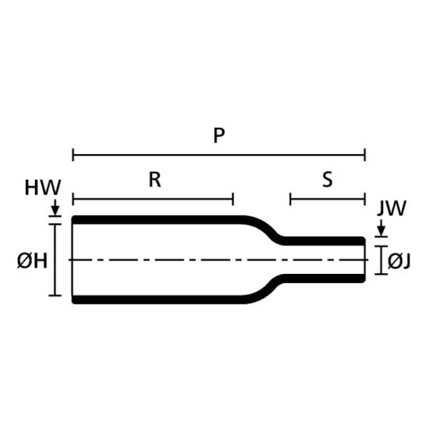 Hellermanntyton 103-1-G Straight No Lip