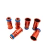 14mm top long adaptor for fuel injectors Red