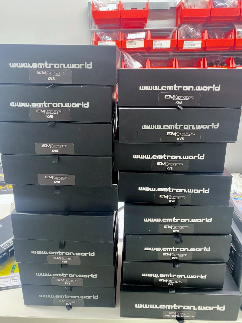 How To Choose A Standalone Ecu For Your Race Car 3 Xtra Motorsport Emtron Ecu Stock - Kv Series Unit Ready For Motorsport Builds Across Europe