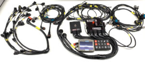 Emtron KV8 standalone ECU on a BMW S54 motorsport wiring loom built by XTRA Motorsport