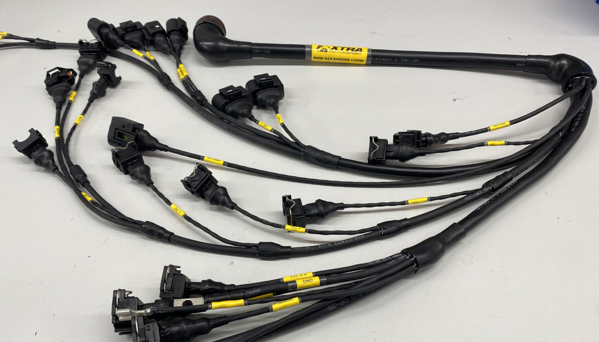 The Best Standalone Ecu For The Bmw S54 6 Bmw S54 Motorsport Engine Wiring Loom Mid-Build On The Bench — M22759/32 Tefzel Wire, Deutsch Autosport Connectors And Raychem Dr-25, By Xtra Motorsport