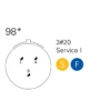 Souriau 8Sta Shell 08 Layout 98 Contact Arrangement