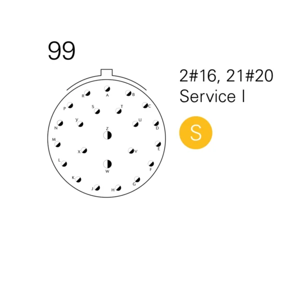 Souriau-8Stax-16-99-Contact-Arrangement Souriau 8Sta Shell 16 Layout 99 Contact Arrangement